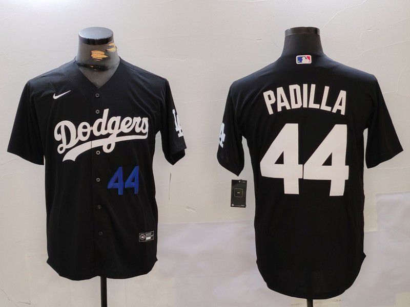 Men Los Angeles Dodgers #44 Padilla Black Game 2024 Nike MLB Jersey style 2->indianapolis colts->NFL Jersey